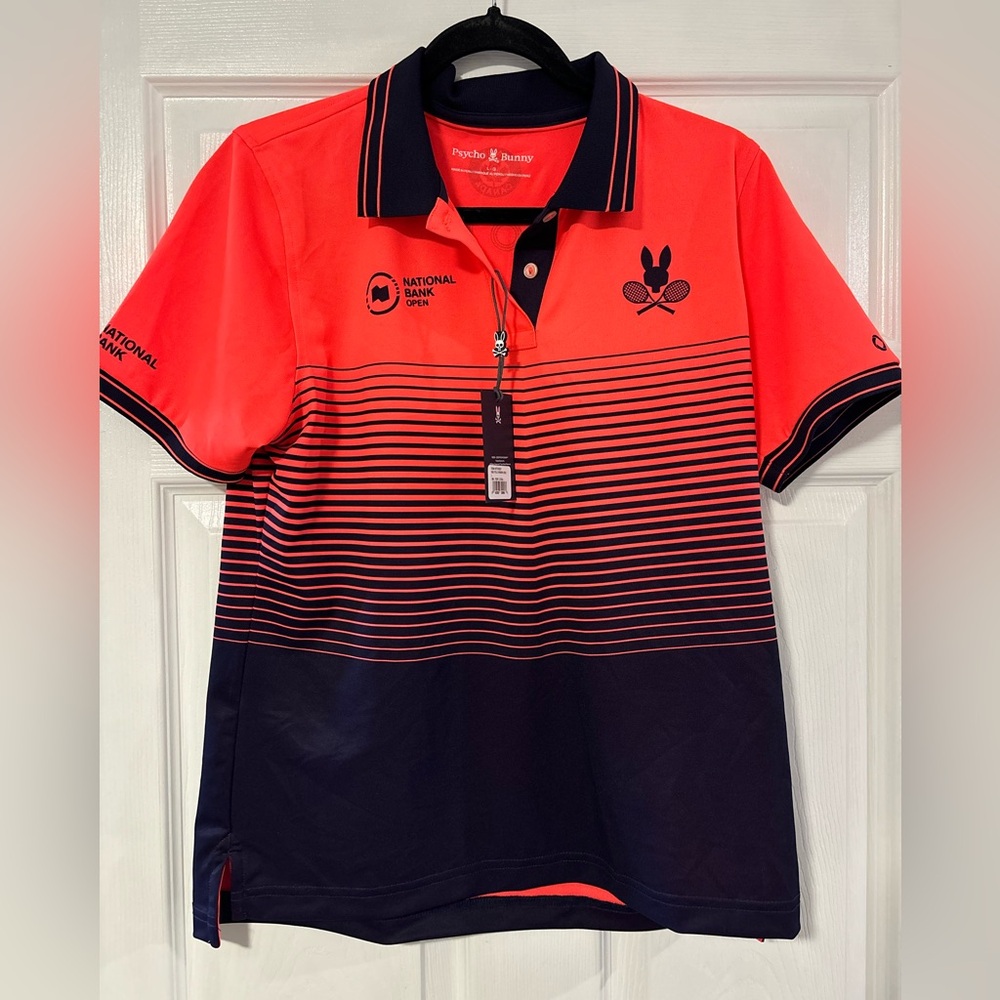 PSYCHO BUNNY national bank polo